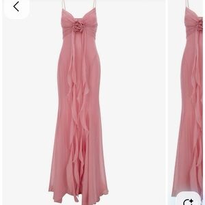 Elegant Pink Evening Gown